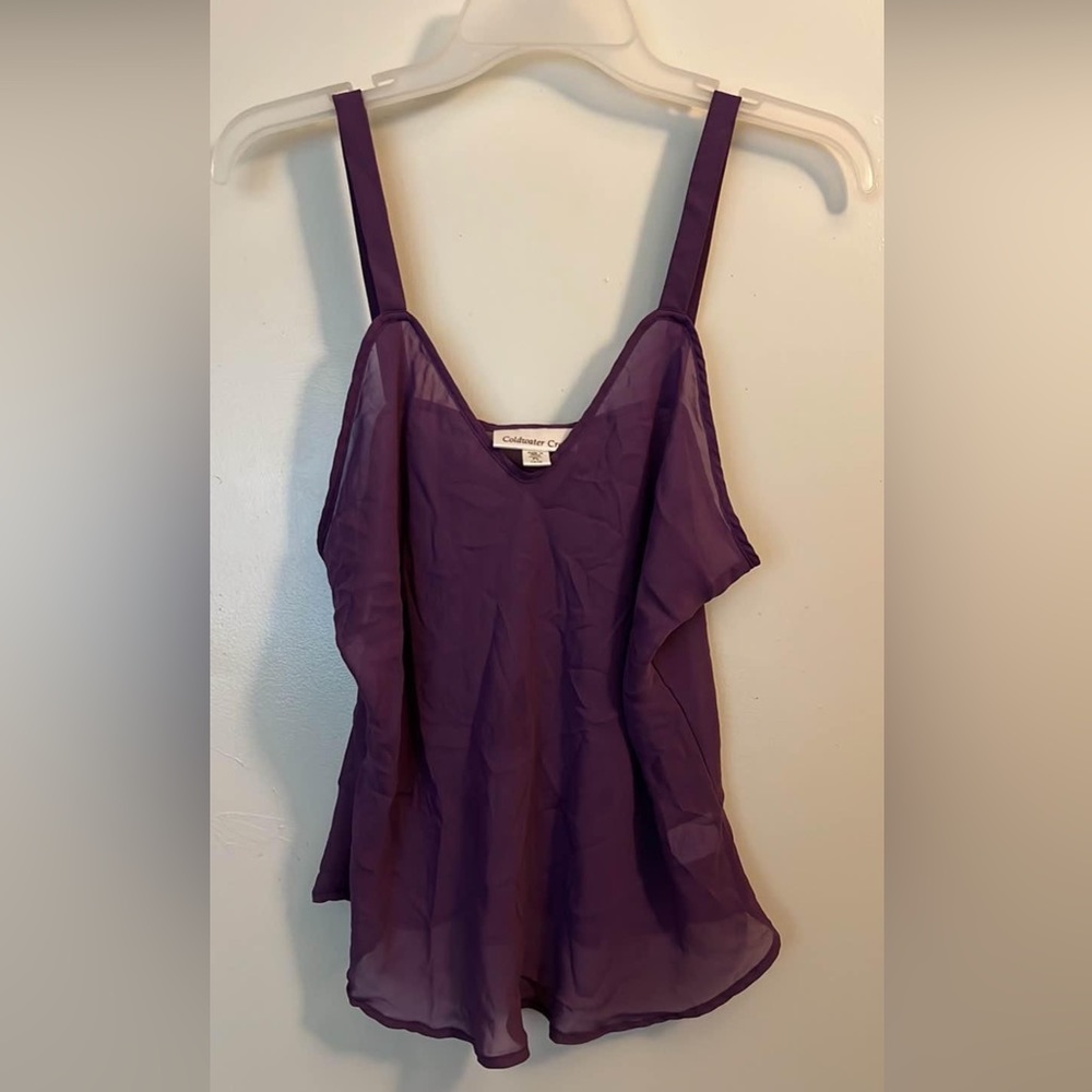 Coldwater Creek Sheer Camisole 🔥Host Pick🔥